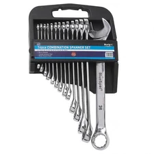 BlueSpot 14Pcs Metric Combination Spanner Set Open End Spanners 6-26mm
