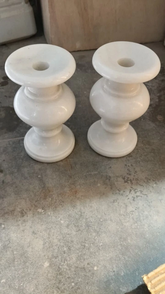 Jarrón floral de mármol blanco decoración del hogar maceta de piedra hecha a ... - Imagen 4 de 4