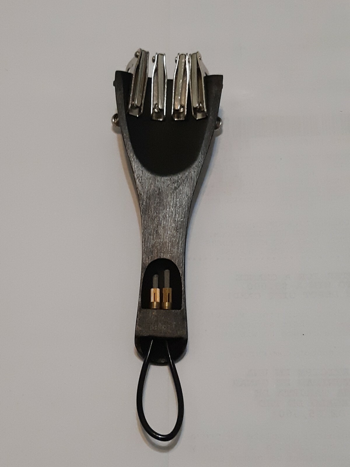 4/4 EBONY TAILPIECE VIOLIN W/ 4 FINE TUNERS AND TAILGUTQUALITY