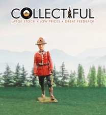 BRITAINS - VINTAGE CANADIAN POLICEMAN RCMP - MARCHING - LEAD FIGURE 402