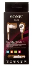 Pack of 3 Sone New Ear Bud in Black Box colors may vary FREE SHIPPING