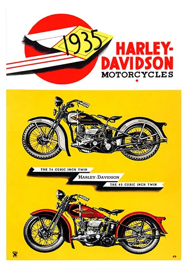 Harley davidson 2024 poster vintage