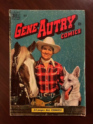 Gene Autry Comics #39 (Dell 1950) Golden Age Western Action Cowboy 2.5 GD+