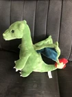 Vintage Pokemon Charzard ? Green Plush 12”Nintendo 1997 Best Wishes ULTRA RARE