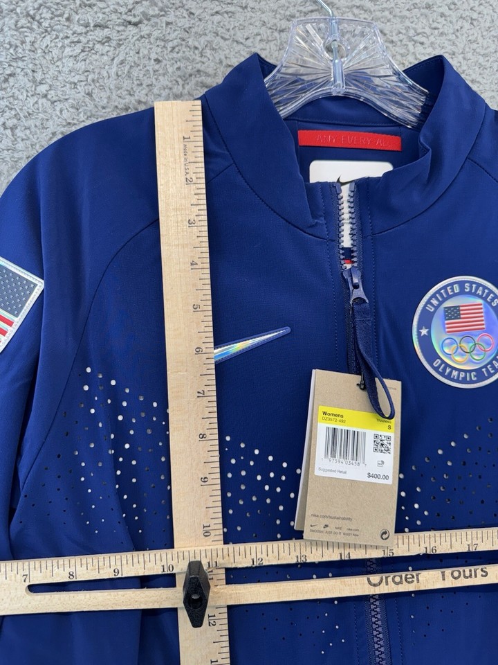 Nike Paris 2024 Team USA Olympic Podium Jacket Women’s S Blue NWT $400 ...