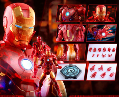 Hot Toys MMS568 Iron Man Mark IV Holographic Version 1/6 figure w