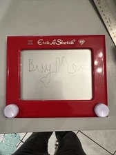 Magic Etch A Sketch Screen Spin Master Classic 2016  Works tested vintage C4