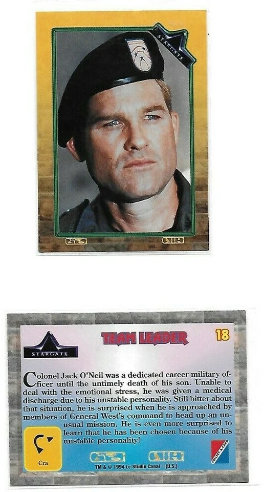 STARGATE THE MOVIE BASE / BASIC SET 100 CARDS BY COLLECTOR CARD READ - Image 3 of 4
