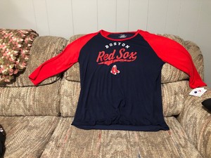women's long sleeve red sox shirt