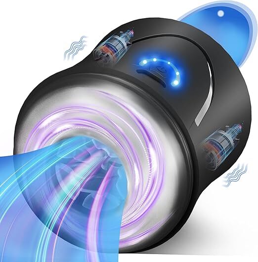 Elektrischer Masturbator Cup Masturbieren für Männer, Offenes Masturbator Sex Sp