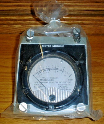 New McNab 16754 Meter Module Gauge MICROMHOS PPM Chloride 6625-01-376-9961 NOS