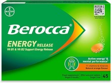 Berocca Orange Effervescent Tablets 45 Count ...