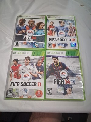 Lot Of 4 EA Sports Fifa 08, 10, 11, and 14 Xbox 360 ALL CIB