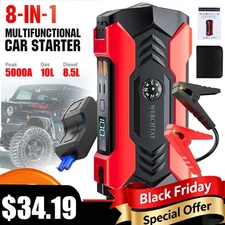 100000mAh Car Jump Starter Booster Jumper Box Power Bank Battery Charger