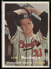 1957 Topps #208 Lew Burdette EX/EX-MT