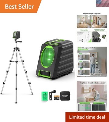Portable 150Ft Self-Leveling Laser Level Set with Tripod & Accessories Included