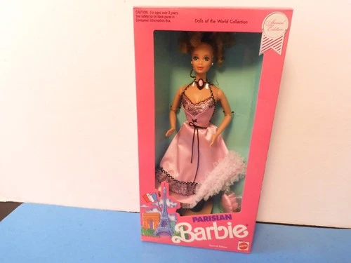 VINTAGE 1990 PARISIAN BARBIE DOLL/FIGURE - 2ND ED., DOTW SERIES, SEALED, NRF-BOX