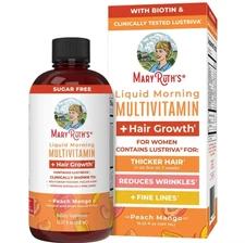 MaryRuth's Liquid Multivitamin + Hair Growth-Clinically Tested for Thicker Hair