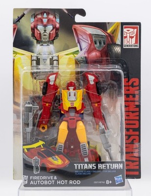 Hasbro Transformers Titans Returns Firedrive & Autobot Hot Rod Actionfigur