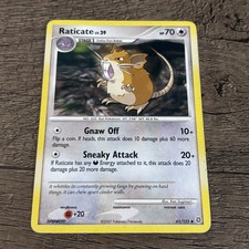 Raticate 61/132 Uncommon Secret Wonders Pokemon Damaged
