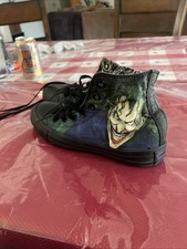 Size 6 Mens Women 8 Converse Chuck Taylor All Star High DC Comics Joker 150864C