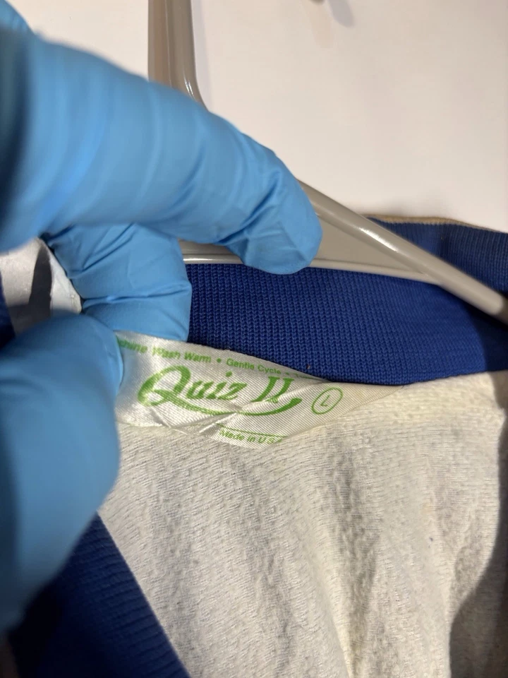 Chaqueta De Colección Forrada Nylon Seattle Seahawks Para Hombre Talla L CASCO PARCHE ROD PERRY Foto 2 de 4