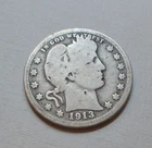 1913 Barber Quarter with Good Details
