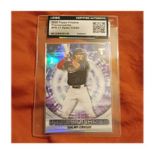 Topps 2025 Pristine Precisionaries PR-11 Rookie Insert Dylan Crews CGC Nationals