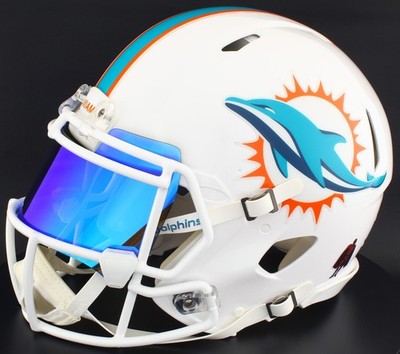 MIAMI DOLPHINS NFL Riddell Speed Full Size AUTHENTIC Football Helmet