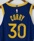 Stephen Curry "2x NBA MVP" Signed Warriors Nike ADV Authentic Jersey USASM & BAS