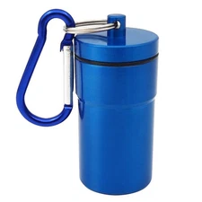 Portable Mini Ashtray Aluminum Alloy with Key Ring Pocket Cigarette