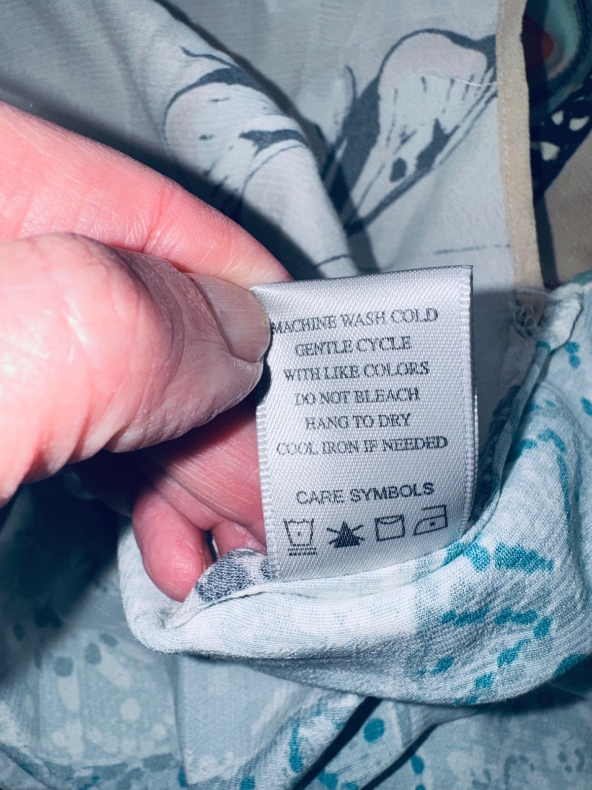 John Mark Womens L Patchwork Boho Mixed Print Shi… - image 8