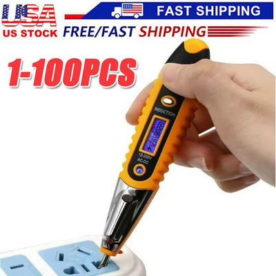 #ad Voltage Electric Tester Volt Detector Test Pen AC DC Non Contact Sensor 12 1000V $53.44