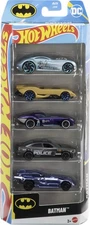 Toy car 5 pack batman themed vehicles die cast set