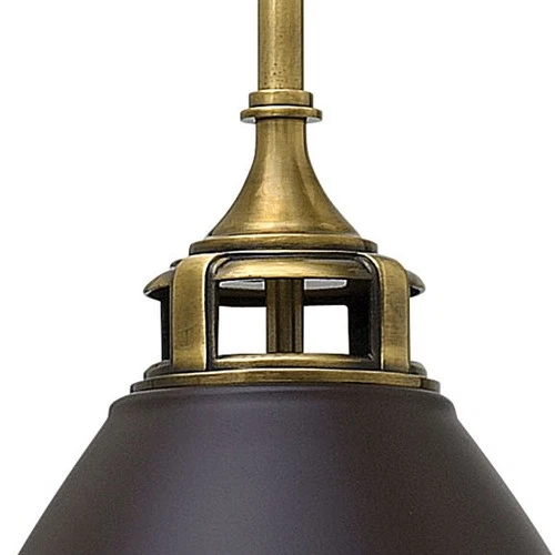 Hinkley Lighting 3126 Aged Zinc Amelia Single Light 13"W Pendant - Picture 12 of 12