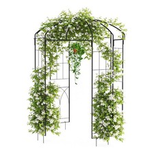 Garden Arch Arbor Metal Birdcage Gazebo Wedding Pergola Outdoor Trellis for Rose
