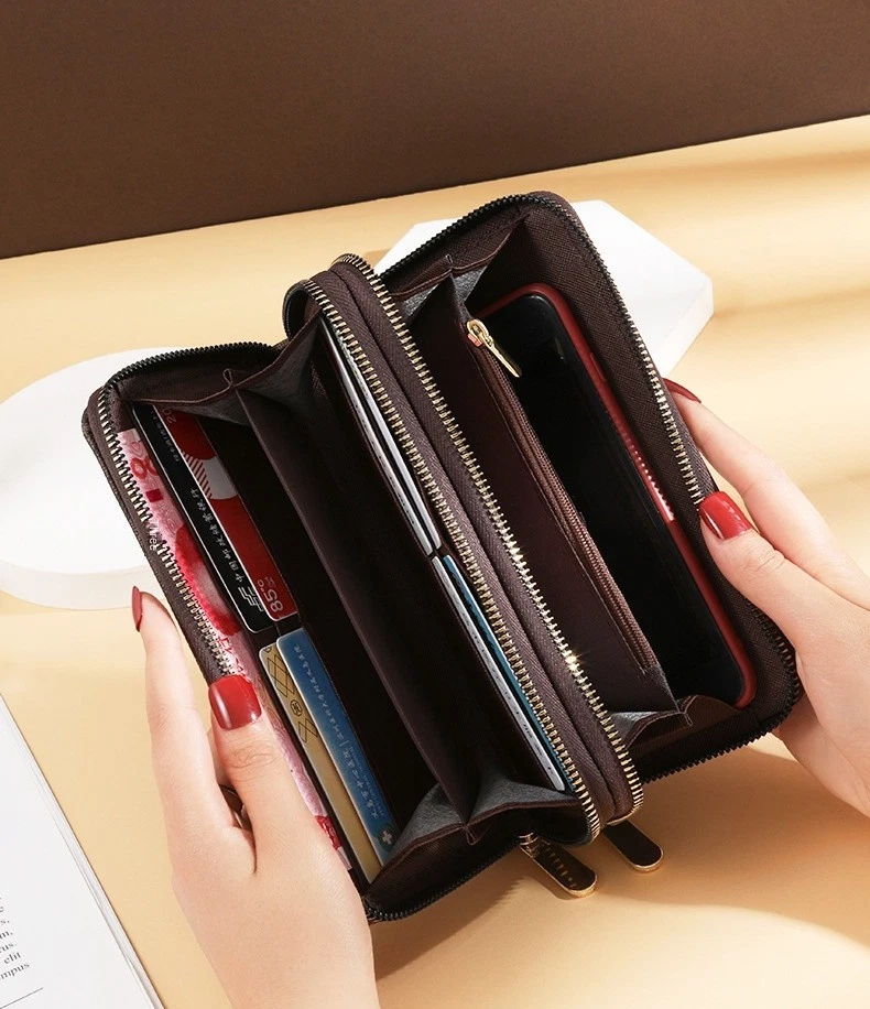 Hot Women Michael Kors Travel Large Flat MF Phone Case Wristlet Women Wallet - image 3 of 4