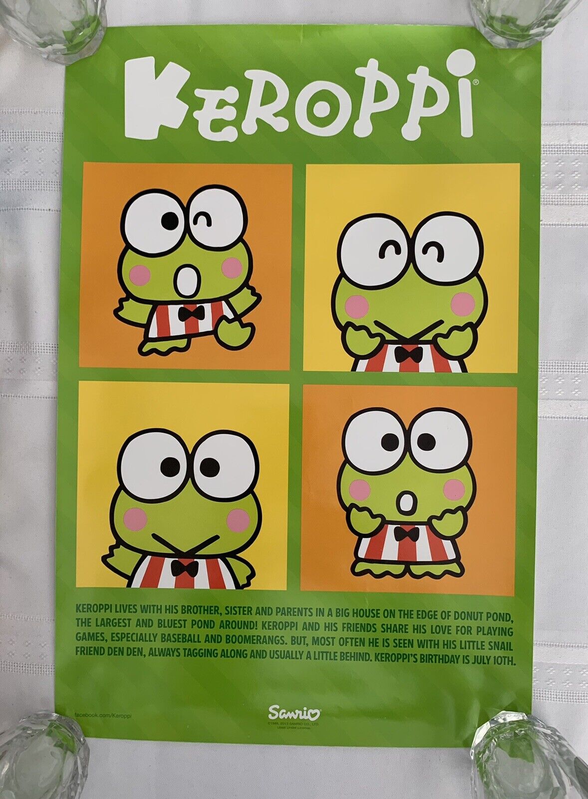 Keroppi is the Sanrio Friend of the Month!