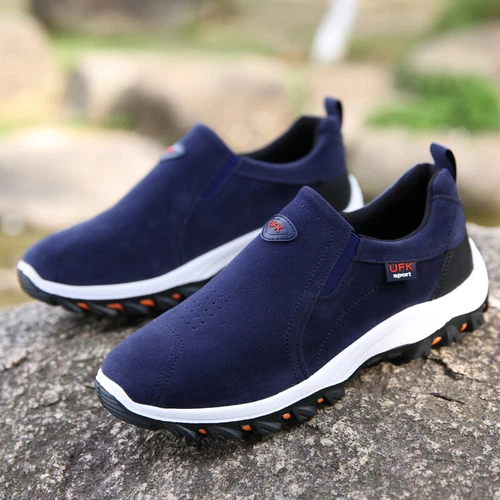 Mens Casual Breathable Loafers Shoes Running Walking Slip on Sports Sneakers Gym - Bild 25 von 49