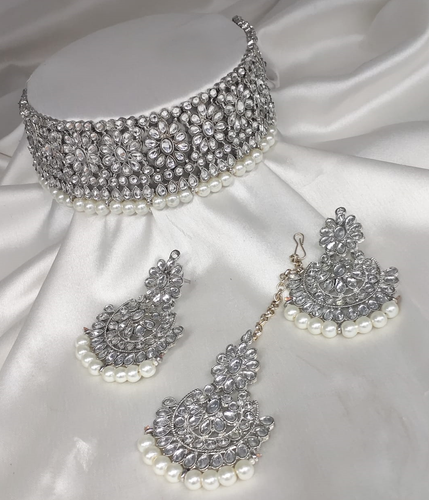 Bollywood Indian Style Silver Plated 