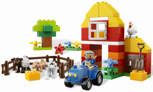 LEGO 6141 - Duplo - Town: Farm -  My First Farm - 2012 - NO BOX