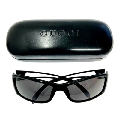 GUCCI GG 1486/S AR7 Sunglasses 59-15 120 Black Made in Italy GUCCI GG 1486/S AR7 Sunglasses 59-15 120 Black Made in Italy