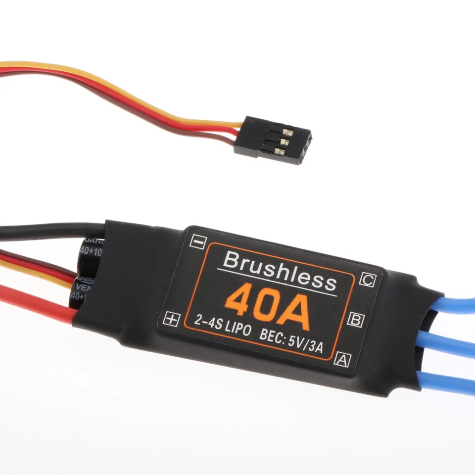 40A Brushless ESC Geschwindigkeitsregler XT60 Stecker RC Quadcopter Flugzeuge - Bild 4 von 4