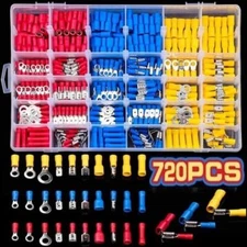 Cable Lugs Assortment Wire Flat Female Male Insulated Connectors 280/480/720pcs 