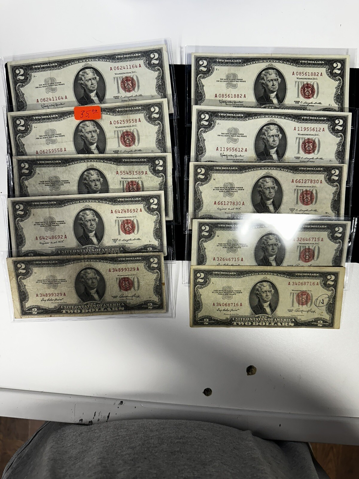 Depercent242 Bill With Red Seal 1963 - bjzxq9o