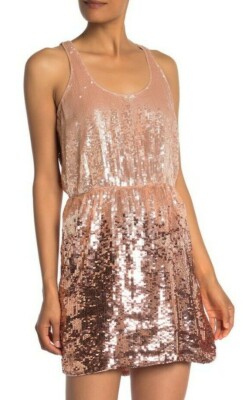 Parker Jade Pink Sugar Ombre Sequin Tank Dress L $498 | eBay Parker Jade Pink Sugar Ombre Sequin Tank Dress L $498 | eBay