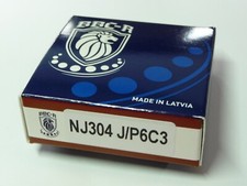** BBC-R - Łożysko wałeczkowe cylindryczne NJ304-J-P6-C3 ..... 20x52x15mm ..... ** NOWE **