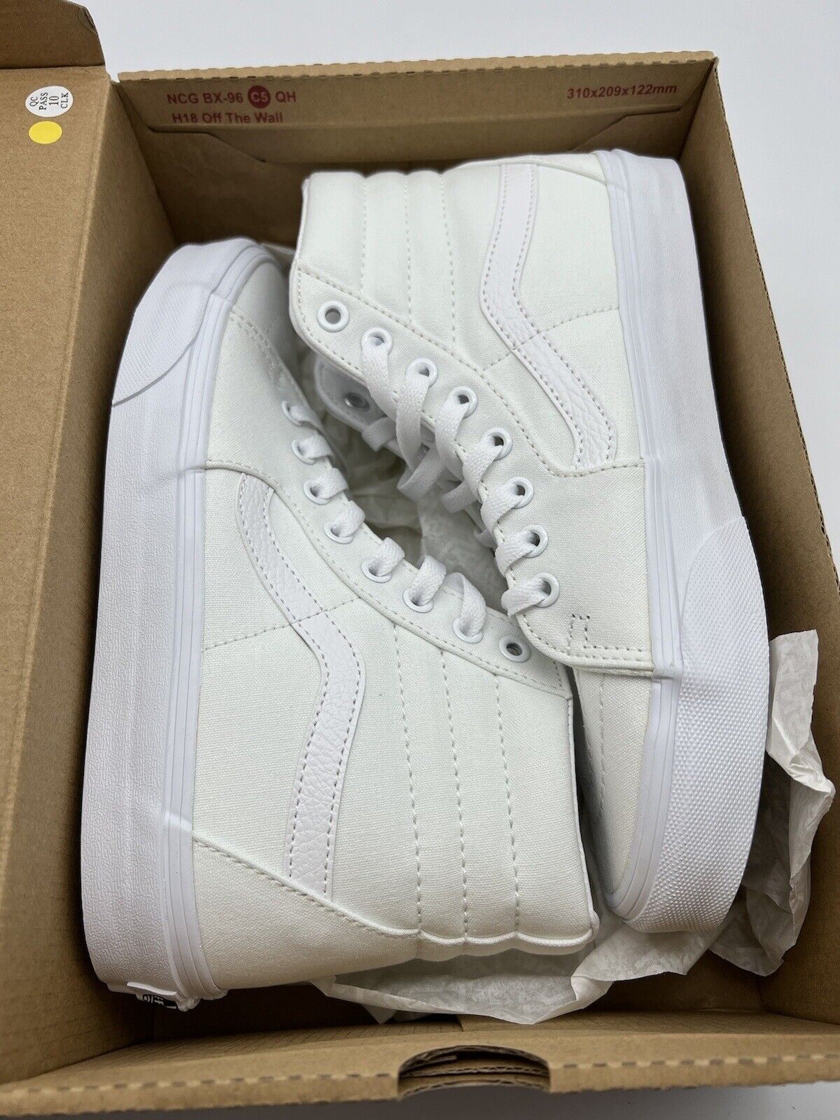 Vans SK8-HI Unisex Sneaker Schuhe Skate True White VN000D5W001 Gr. 39 Neu 