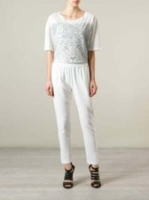 Stella McCartney off-white Tamara trousers
