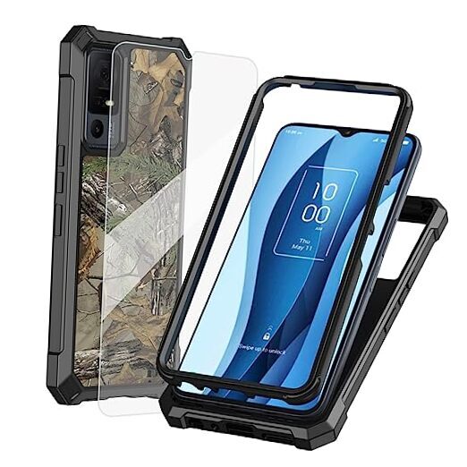 for TCL 40 XE 5G Verizon/TCL 40 X 5G T609M Air-Guard Corners & Camouflage 02
